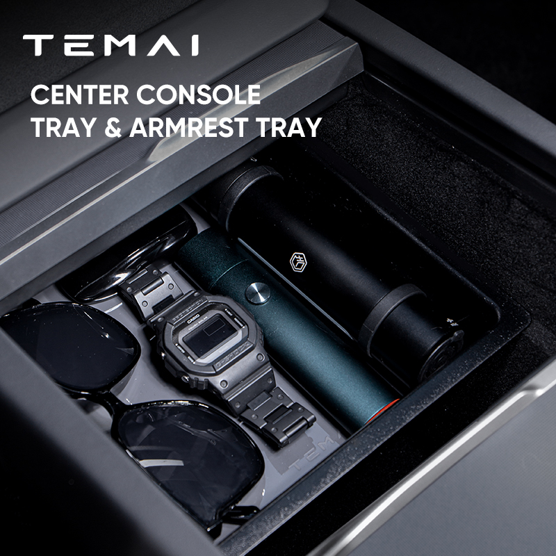 TaddonCenter Console & Armrest Tray for Tesla Model 3 Highland