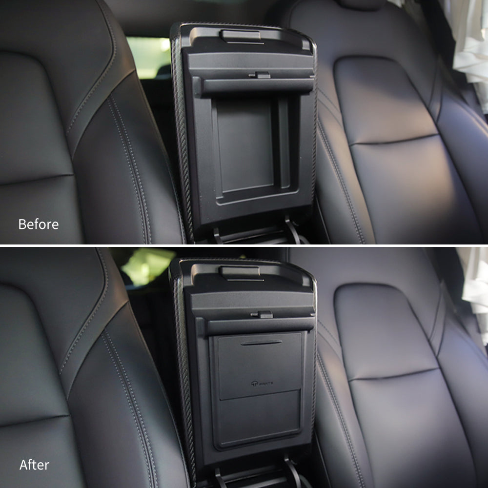 TaddonArmrest Storage Organizer/Console Storage Tray for Tesla Model 3 & Y