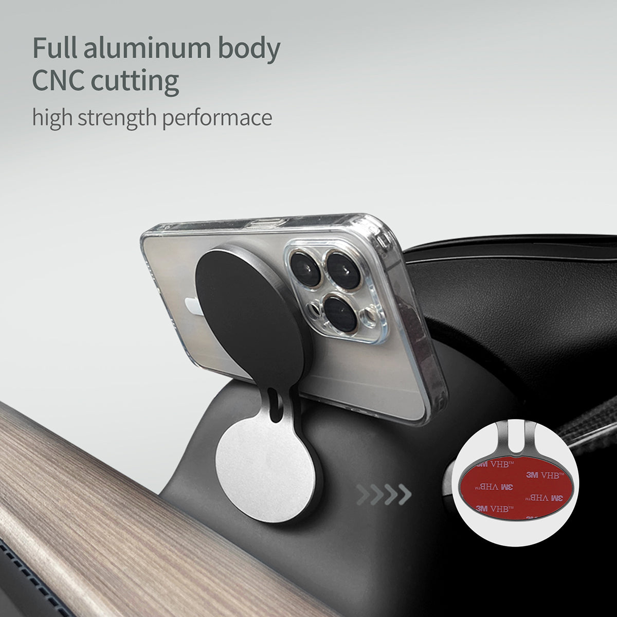 TaddonSteering Wheel HUD Magsafe Charger Mount (Charger Not Included)