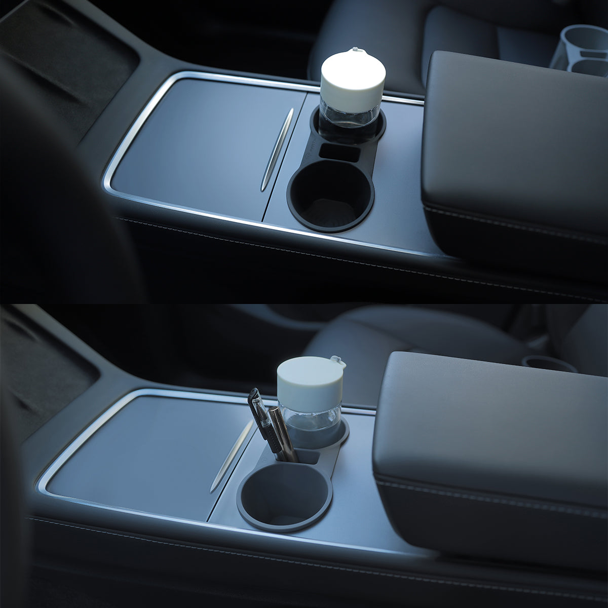 TaddonSilicone Console Cup Holder for Tesla Model 3 & Model Y