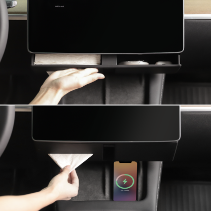 TaddonHidden Magnetic (Under Screen) Storage Box for Tesla Model 3 & Model Y