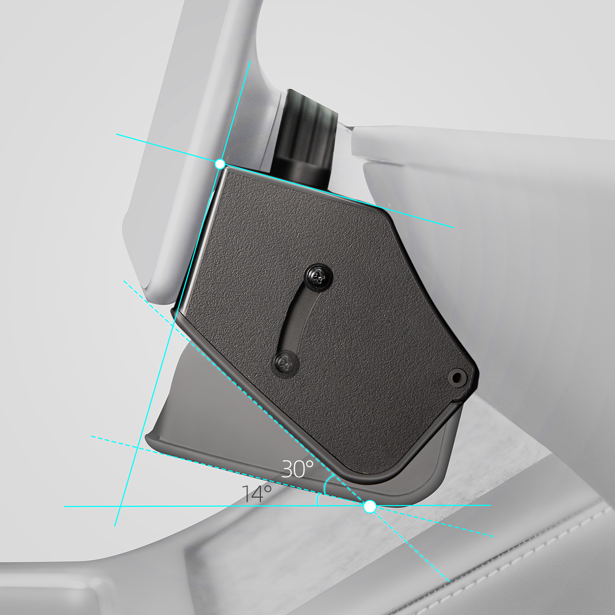 TaddonHidden Magnetic (Under Screen) Storage Box for Tesla Model 3 & Model Y