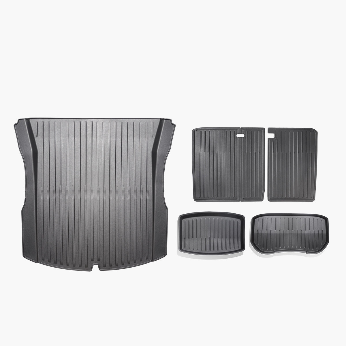 TaddonAll-Weather Cargo Liners Set with Seats Back Protector Mats for Tesla Model 3 Highland