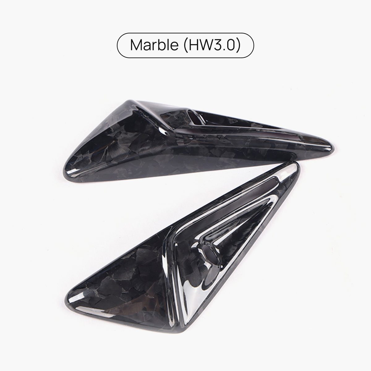 TaddonReal Carbon Fiber Side Camera Cover for Tesla