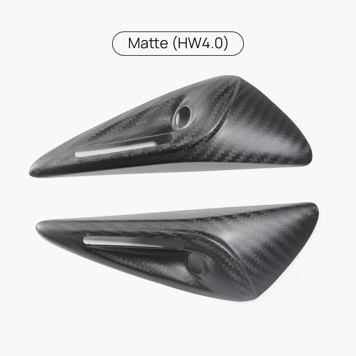 TaddonReal Carbon Fiber Side Camera Cover for Tesla