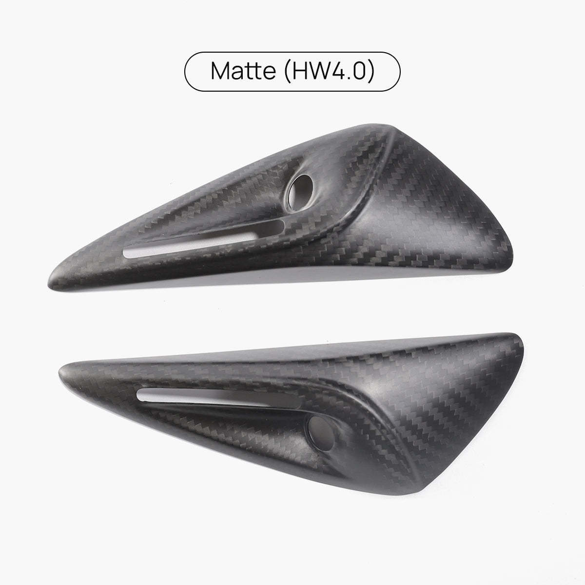 TaddonReal Carbon Fiber Side Camera Cover for Tesla