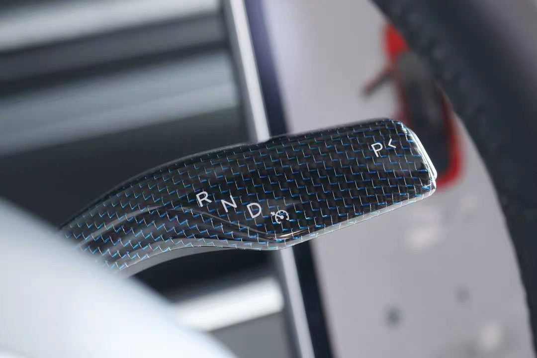 TaddonReal Carbon Fiber Stalk Cover for Tesla Model 3 & Y