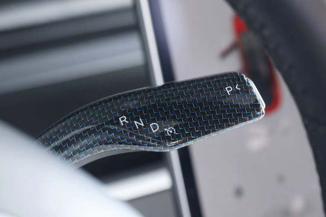 TaddonReal Carbon Fiber Stalk Cover for Tesla Model 3 & Y