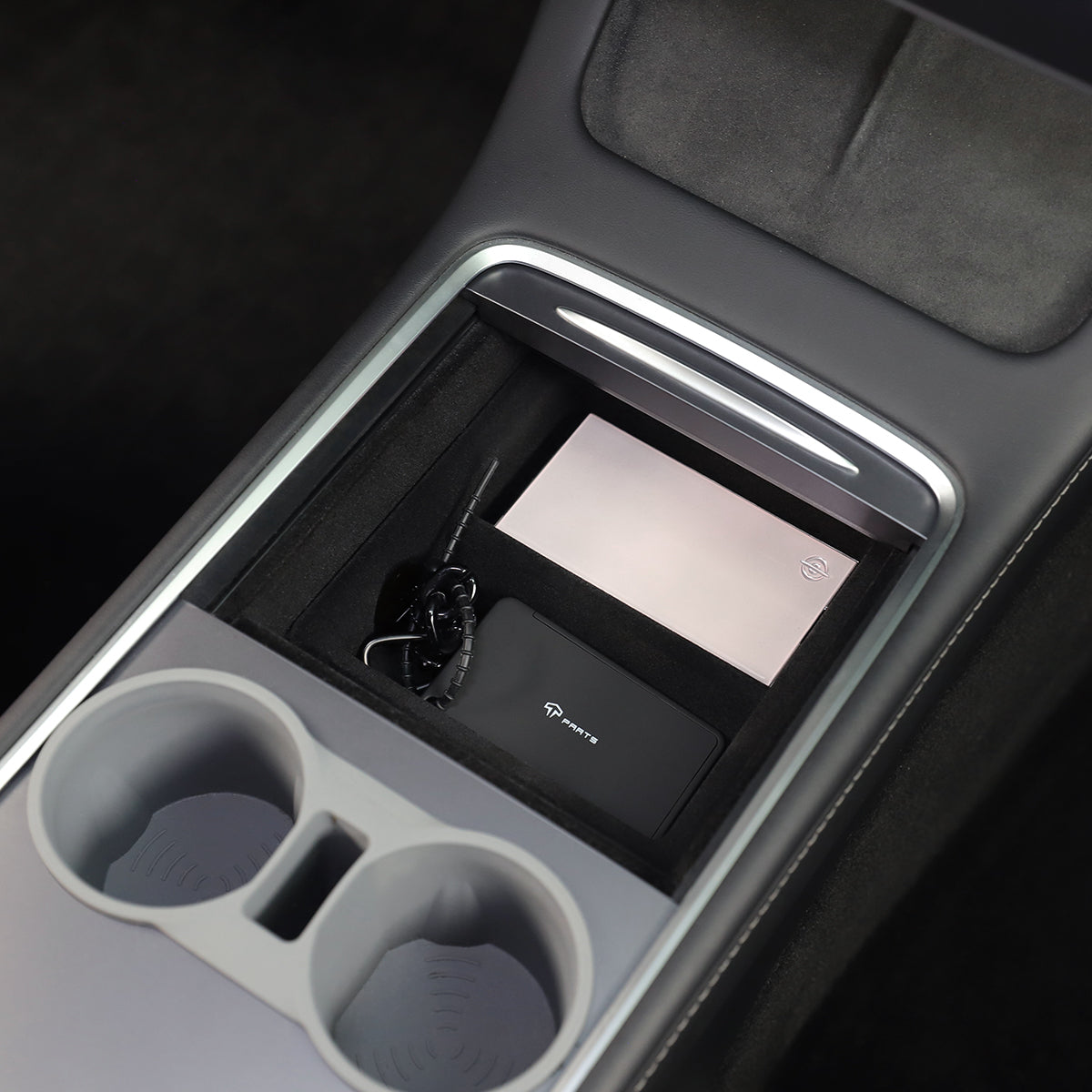 TaddonArmrest Storage Organizer/Console Storage Tray for Tesla Model 3 & Y