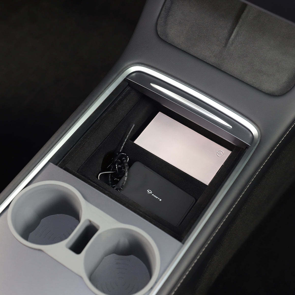 TaddonArmrest Storage Organizer/Console Storage Tray for Tesla Model 3 & Y