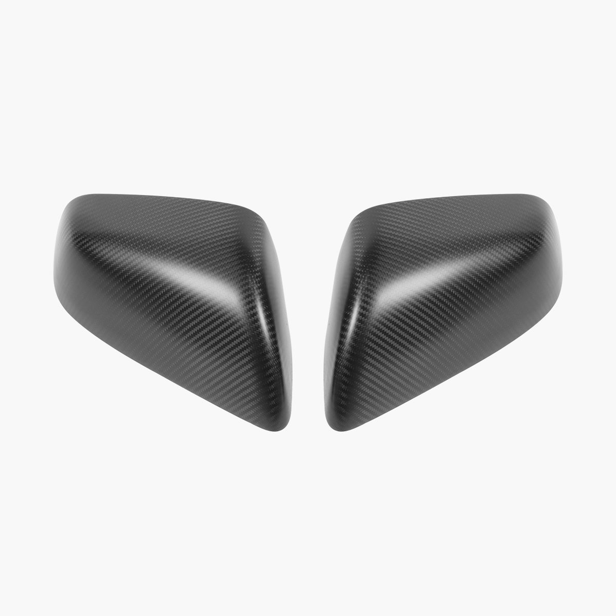 TaddonReal Carbon Fiber Side View Mirror Covers for Tesla Model X