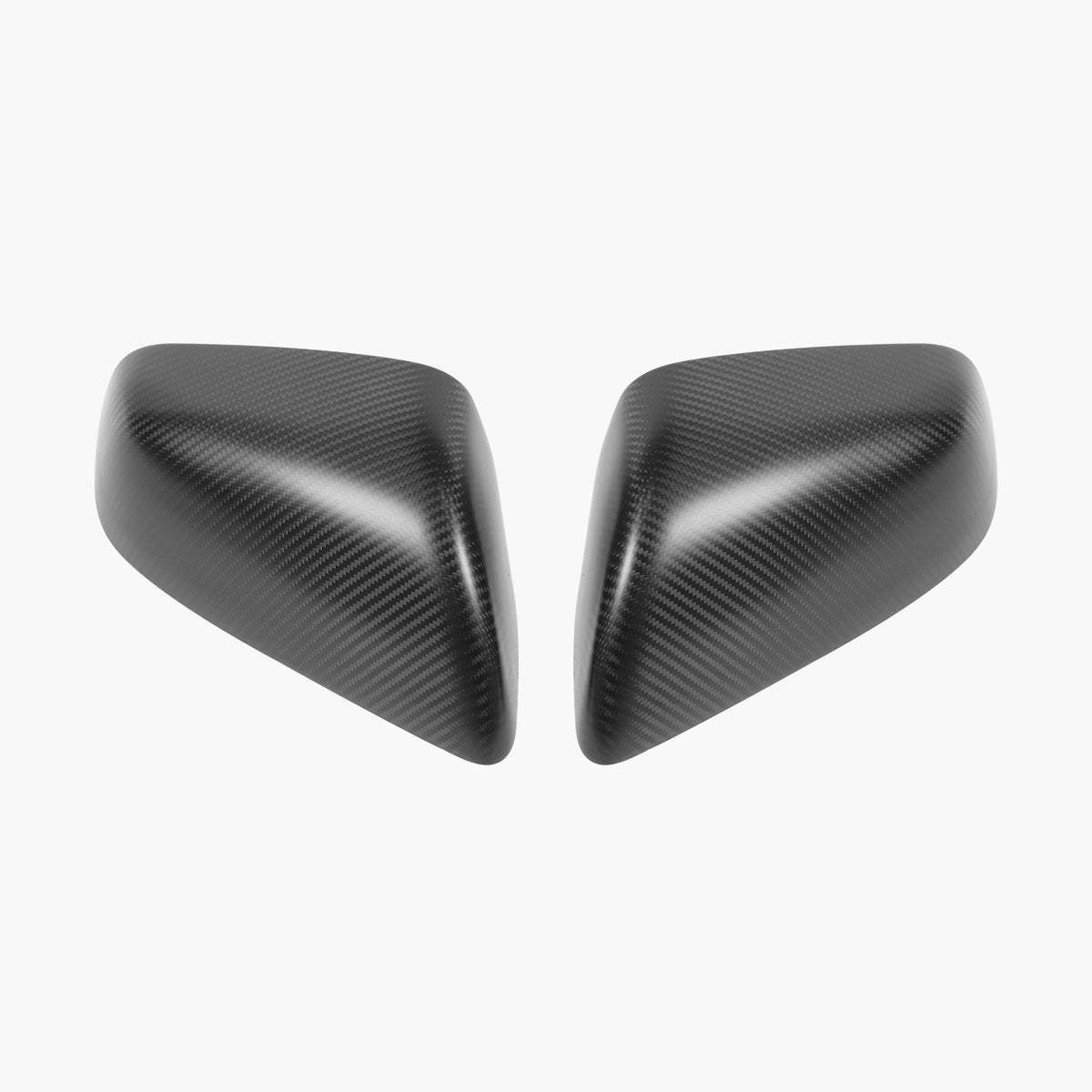 TaddonReal Carbon Fiber Side View Mirror Covers for Tesla Model X