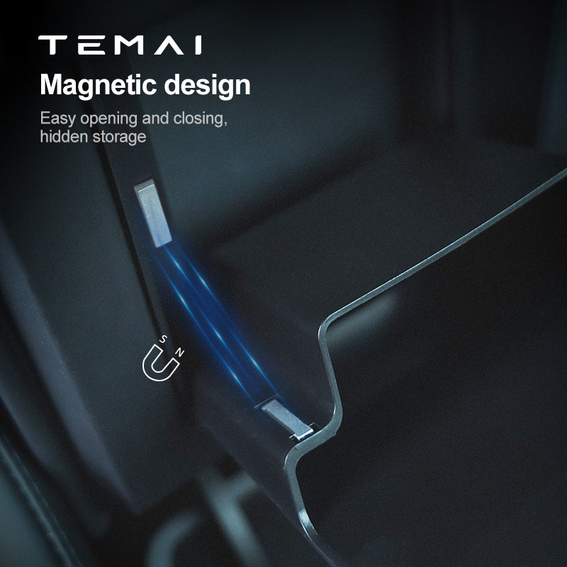 TaddonCenter Console Armrest Box Magnetic Storage Box for Tesla Model 3/Y (2021-2024)