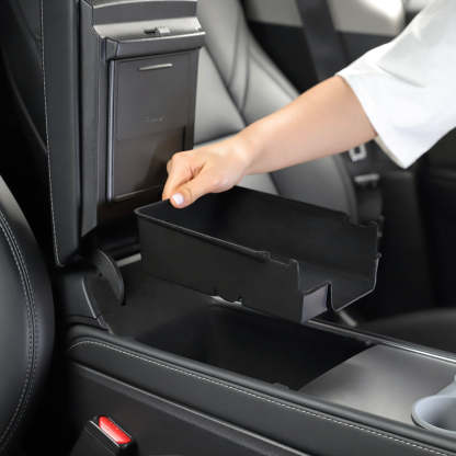 TaddonArmrest Storage Organizer/Console Storage Tray for Tesla Model 3 & Y