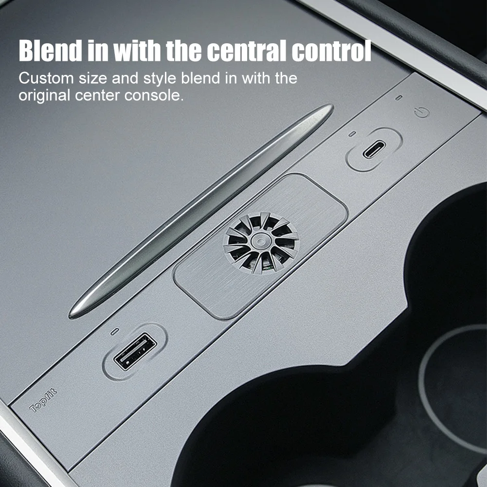 Taddon3-in-1 USB Hub for Tesla Model 3/Y – Fast Charger & Aroma Diffuser