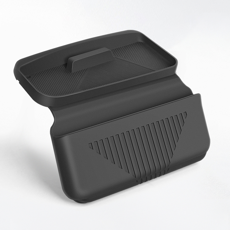 TaddonLeft-Side Silicone Storage Pouch for Tesla 3/Y – Phone & Sunglass Holder