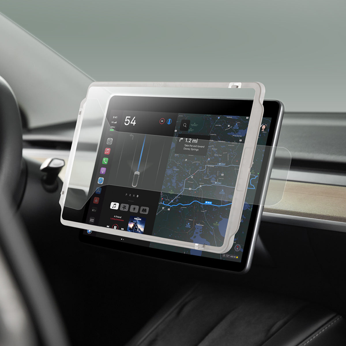 TaddonTempered Glass Screen Protector for Model 3 & Y