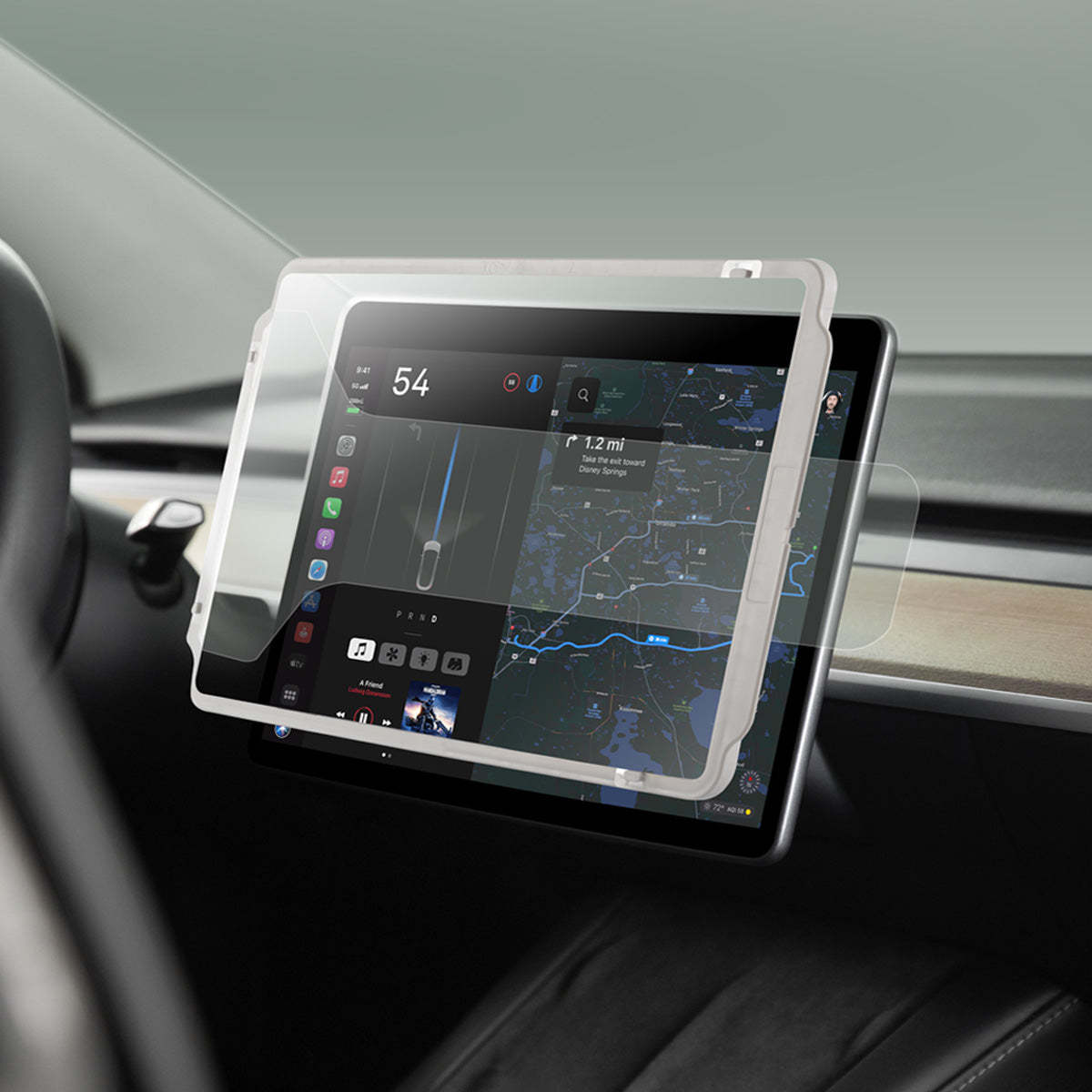 TaddonTempered Glass Screen Protector for Model 3 & Y