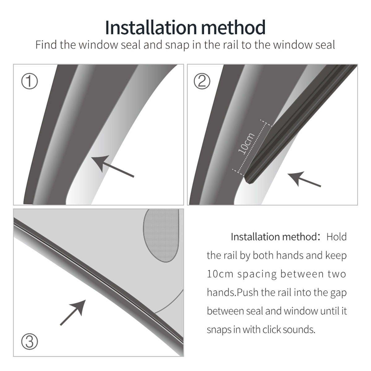 TaddonSide Window Sunshade Curtain for Tesla Model 3 & Model Y