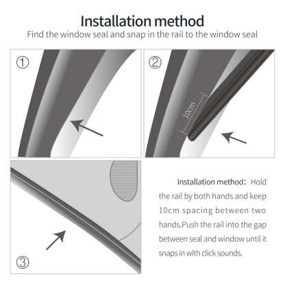 TaddonSide Window Sunshade Curtain for Tesla Model 3 & Model Y