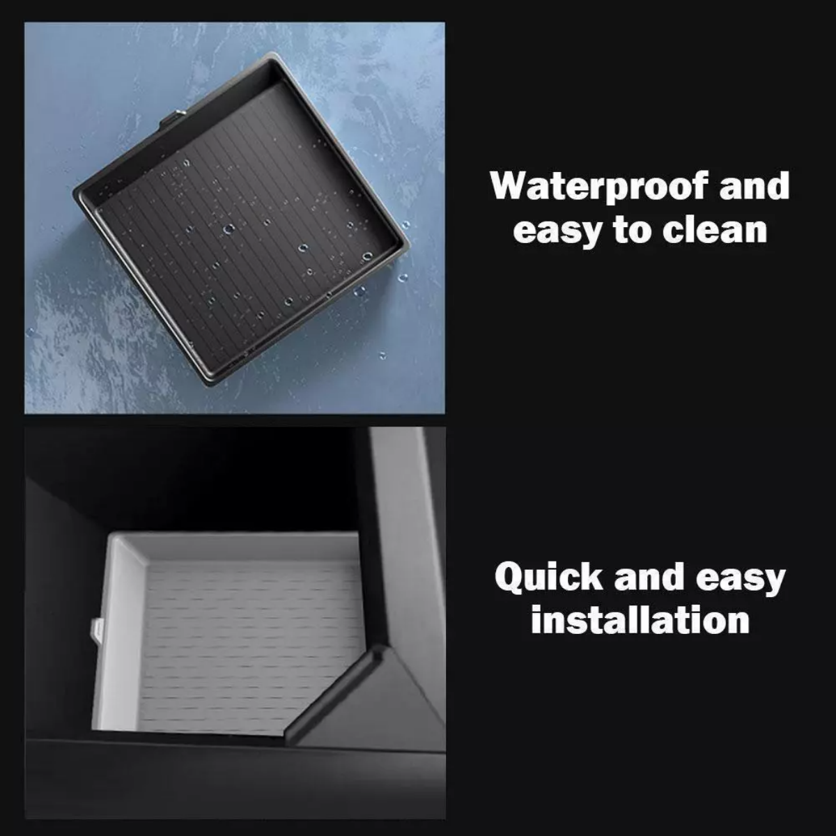 TaddonArmrest Box Silicone Mat for Tesla Cybertruck