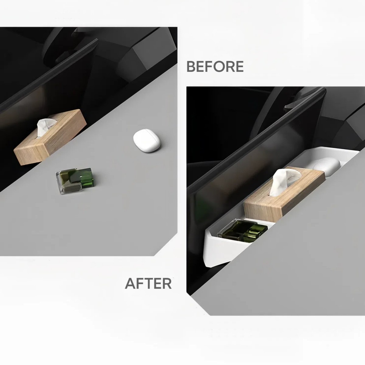 TaddonSilicone Dashboard Storage Box for Tesla Cybertruck