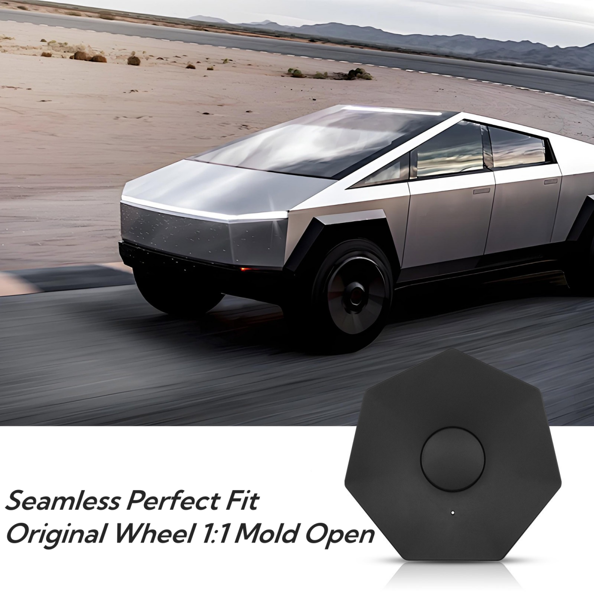 TaddonHeptagon  Wheel Hub Cover Center Caps for Tesla Cybertruck