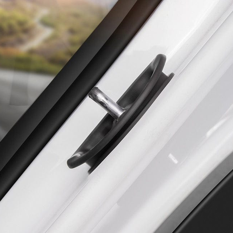 TaddonSilicone Door Latch Lock Protector Soundproof (4Pcs) for Tesla Model 3/Y