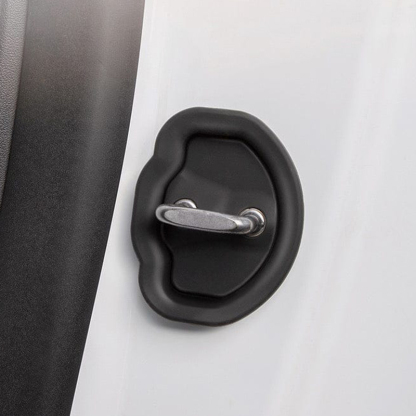TaddonSilicone Door Latch Lock Protector Soundproof (4Pcs) for Tesla Model 3/Y