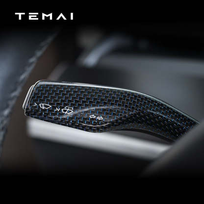 TaddonReal Carbon Fiber Stalk Cover for Tesla Model 3 & Y