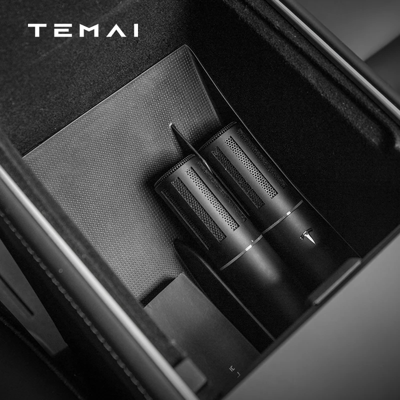 TaddonCenter Console Storage Mat for Tesla Model 3/Y – TPE Anti-Slip Design