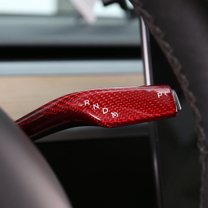 TaddonReal Carbon Fiber Stalk Cover for Tesla Model 3 & Y