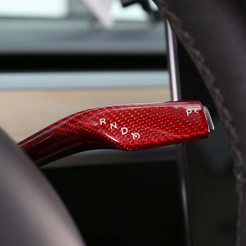 TaddonReal Carbon Fiber Stalk Cover for Tesla Model 3 & Y