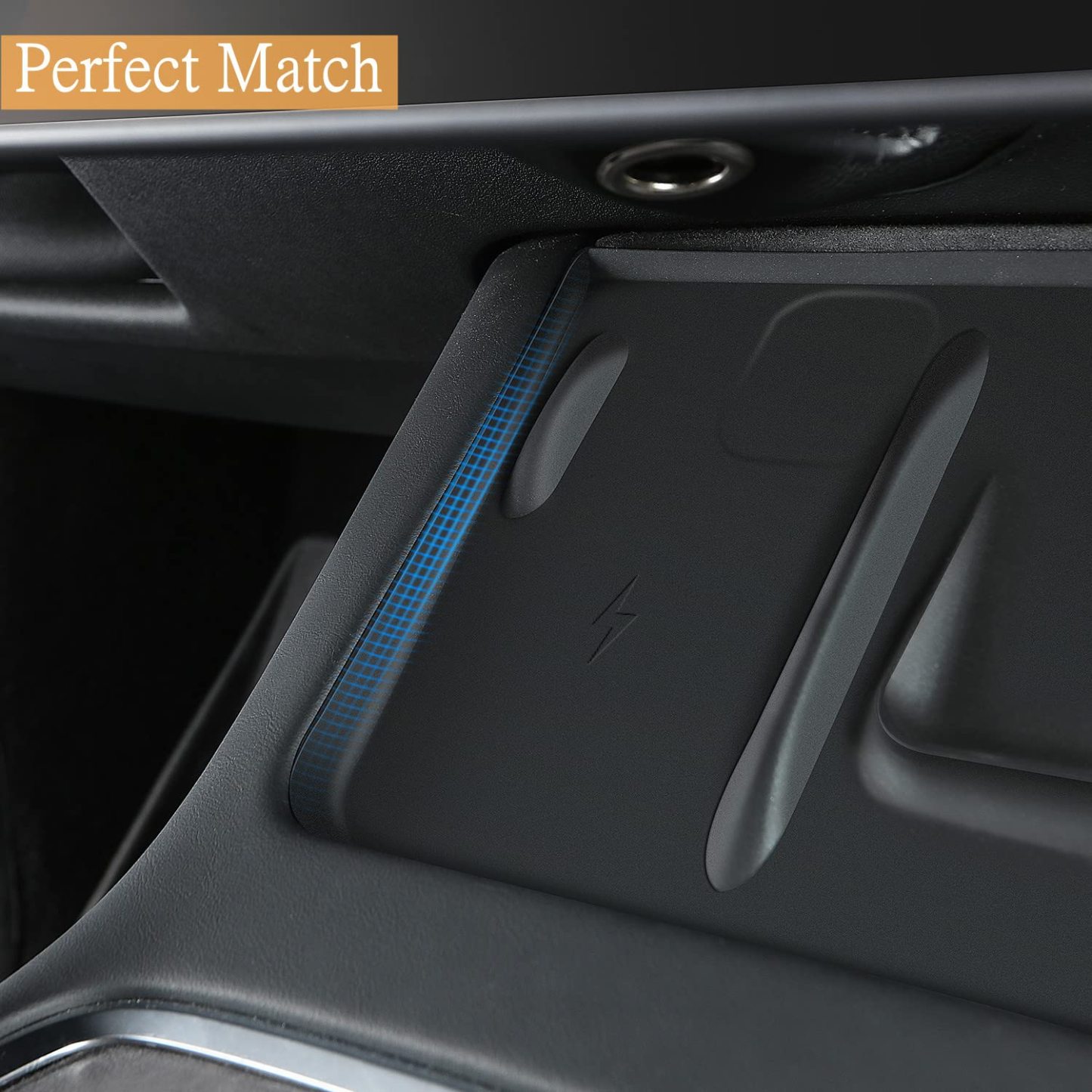 TaddonSilicone Anti-Slip Wireless Charging Mat for Tesla Model 3/Y