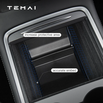 TaddonCenter Console Storage Mat for Tesla Model 3/Y – TPE Anti-Slip Design