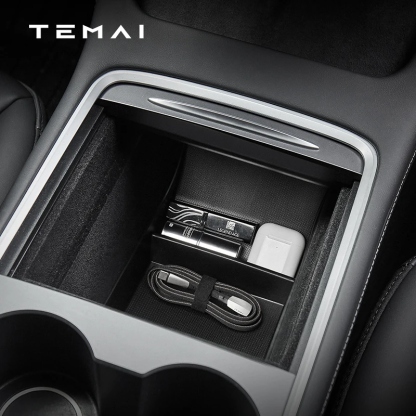 TaddonCenter Console Storage Mat for Tesla Model 3/Y – TPE Anti-Slip Design