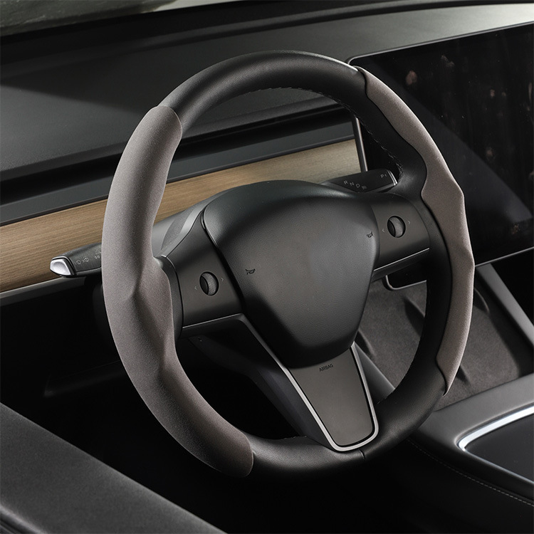 TaddonSteering Wheel Cover for Tesla Model 3/Y Highland