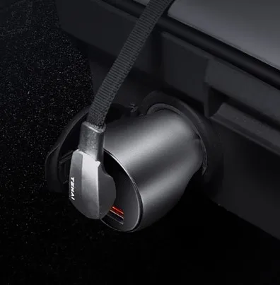 TaddonUSB Charger Power Adapter with PD Fast Charging for Tesla Model 3