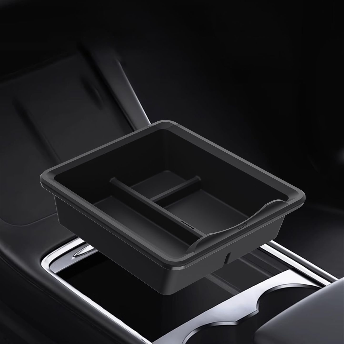 TaddonTransparent Silicone Sliding Center Console Tray for Tesla Model 3/Y