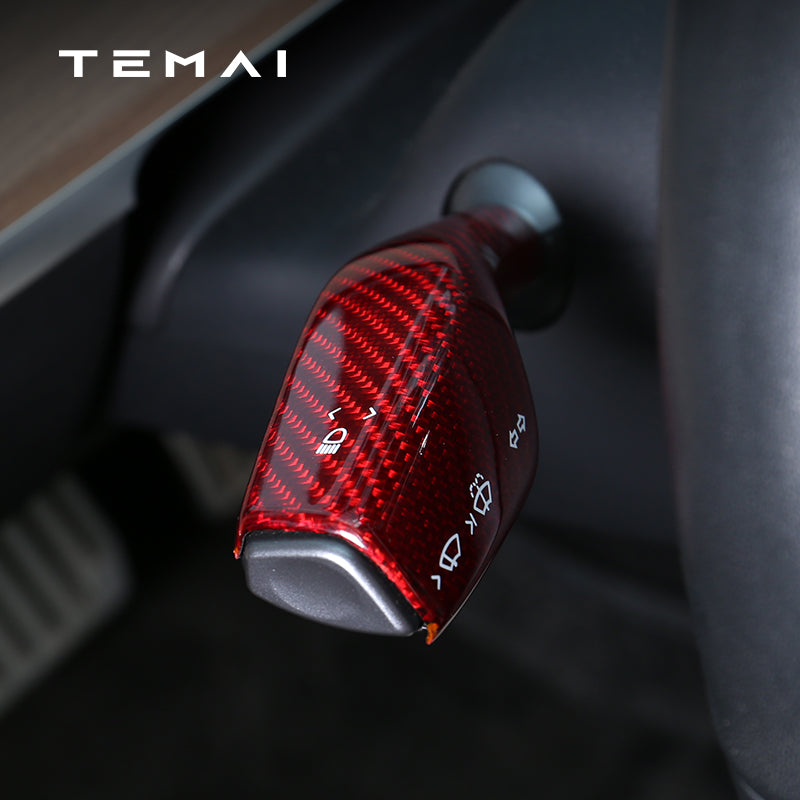 TaddonReal Carbon Fiber Stalk Cover for Tesla Model 3 & Y