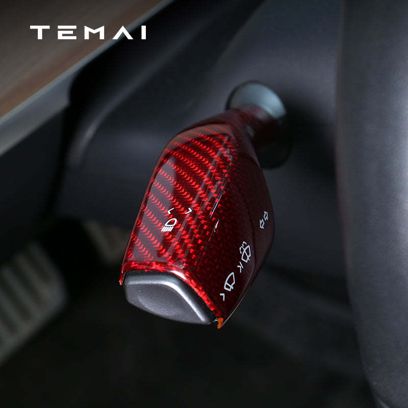 TaddonReal Carbon Fiber Stalk Cover for Tesla Model 3 & Y