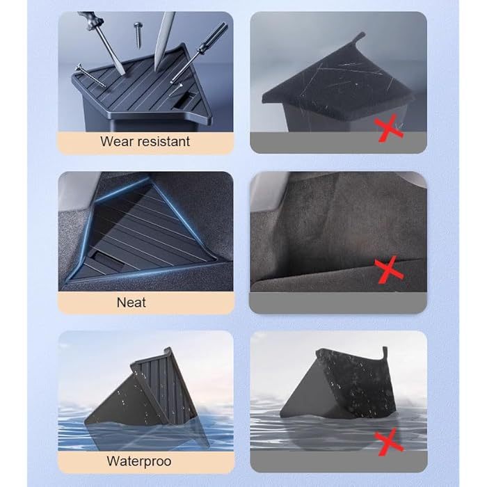 TaddonSide Storage Box for Tesla Model Y Trunk – Interior Storage Solution