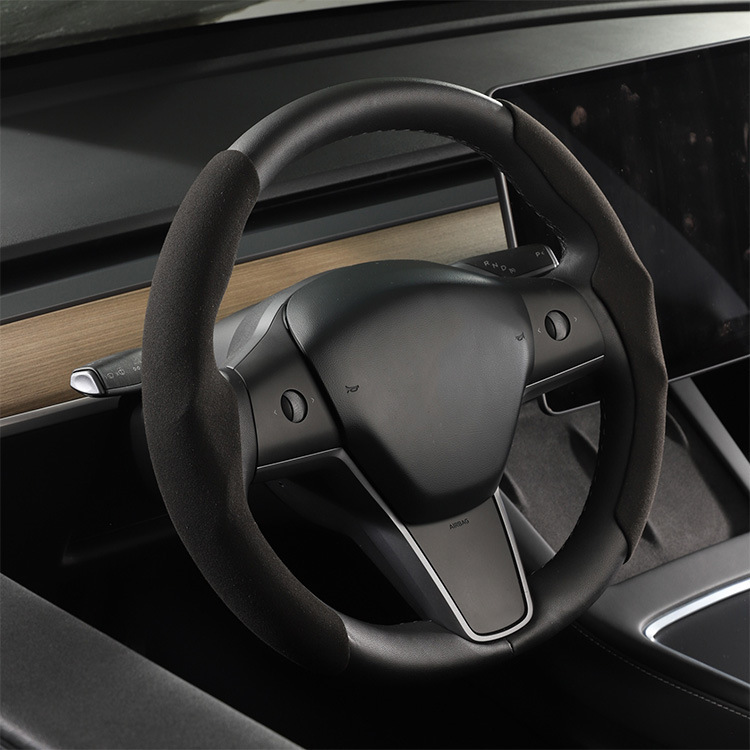 TaddonSteering Wheel Cover for Tesla Model 3/Y Highland
