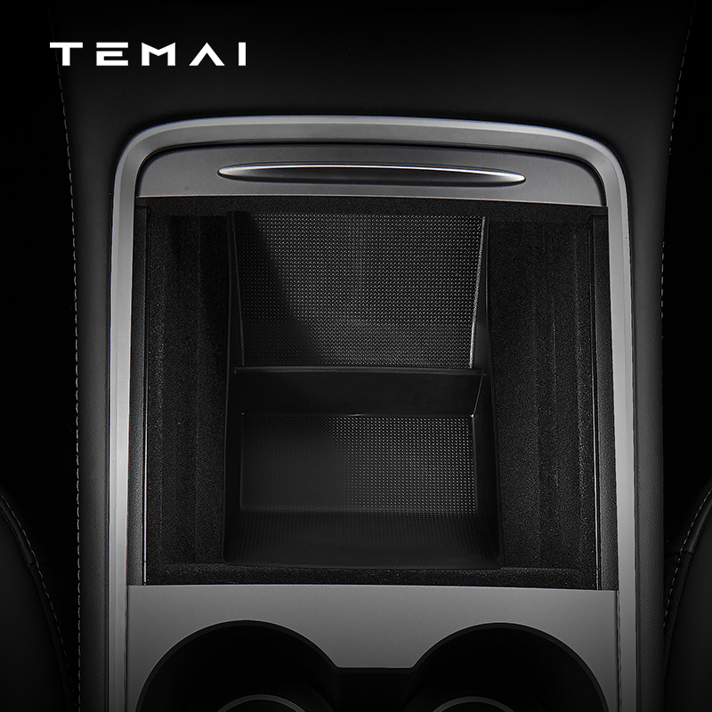 TaddonCenter Console Storage Mat for Tesla Model 3/Y – TPE Anti-Slip Design