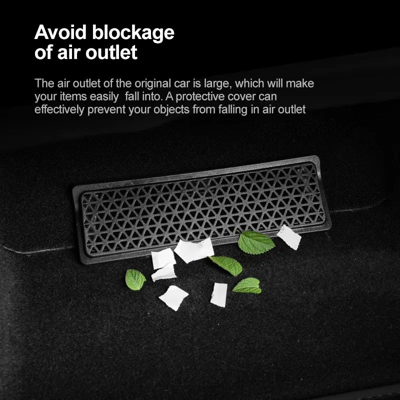 TaddonUnderseat Air Outlet Protection Cover for Model 3/Y