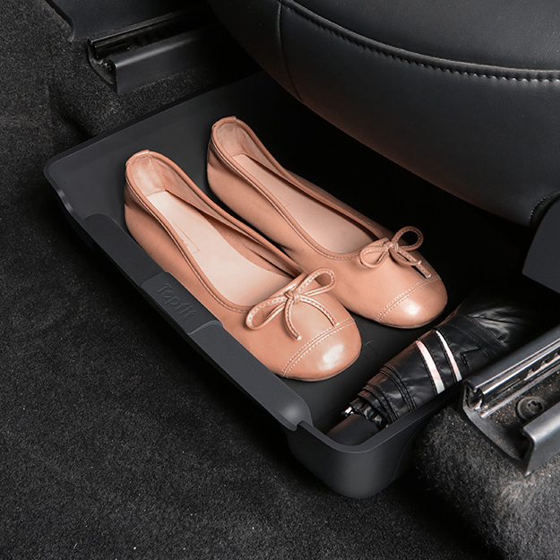 TaddonUnder-Seat Storage Box for Tesla Model X/Y – Hidden Organizer Tray