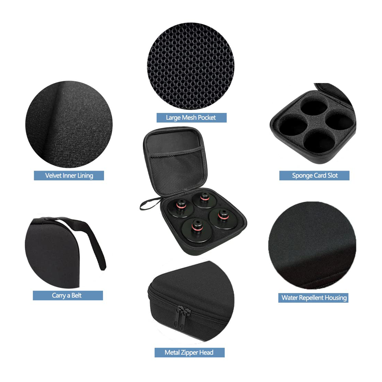 TaddonJack Pads Adapter with Storage Bag for Tesla Model 3/Y/S/X