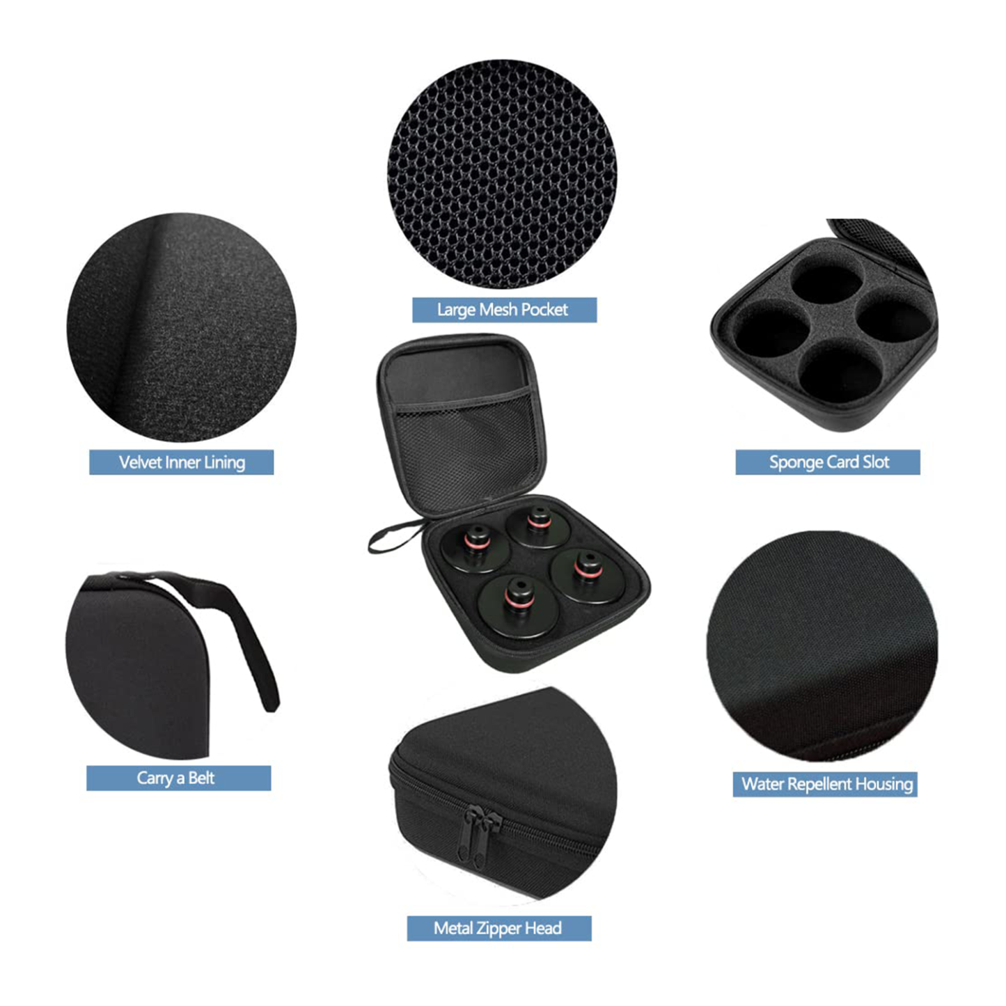 TaddonJack Pads Adapter with Storage Bag for Tesla Model 3/Y/S/X