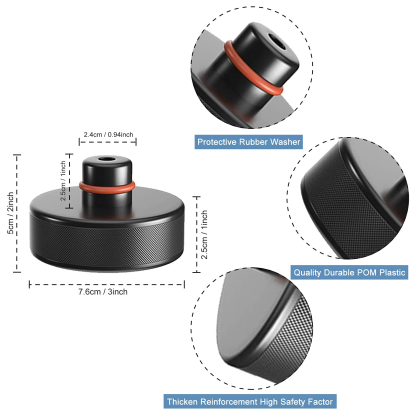 TaddonJack Pads Adapter with Storage Bag for Tesla Model 3/Y/S/X