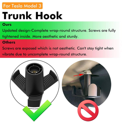 TaddonRear Trunk Hook for Tesla Model 3 –  Convenient Storage Solution
